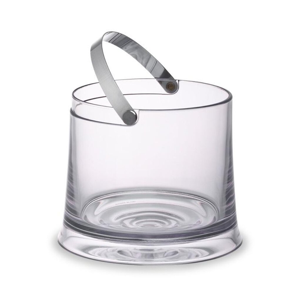 Qualy Design Clear Plastic Ice Bucket NEW in box